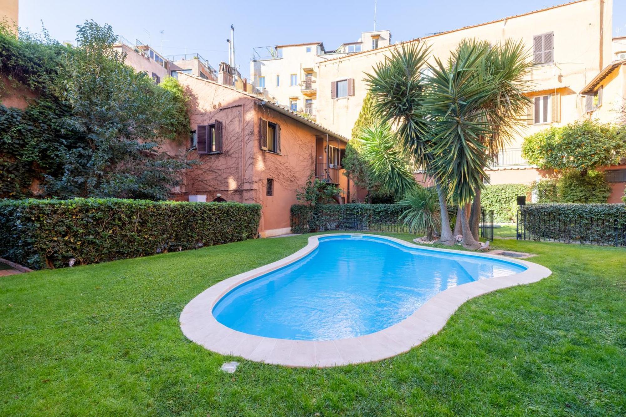 Eos Retreat In Trastevere With Pool Apartment Rom